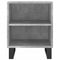 vidaXL Bedside Cabinets 2 pcs Concrete Grey 40x30x50 cm Engineered Wood