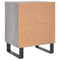vidaXL Bedside Cabinets 2 pcs Grey Sonoma 40x30x50 cm Engineered Wood