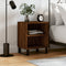 vidaXL Bedside Cabinet Brown Oak 40x30x50 cm Engineered Wood