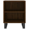 vidaXL Bedside Cabinets 2 pcs Brown Oak 40x30x50 cm Engineered Wood