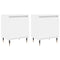 vidaXL Bedside Cabinets 2 pcs White 40x30x50 cm Engineered Wood