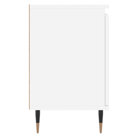 vidaXL Bedside Cabinets 2 pcs White 40x30x50 cm Engineered Wood