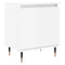 vidaXL Bedside Cabinet High Gloss White 40x30x50 cm Engineered Wood