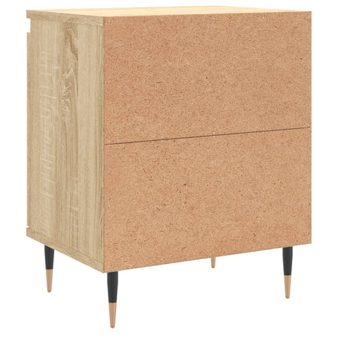 vidaXL Bedside Cabinets 2 pcs Sonoma Oak 40x30x50 cm Engineered Wood