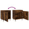 vidaXL Bedside Cabinets 2 pcs Smoked Oak 40x30x50 cm Engineered Wood