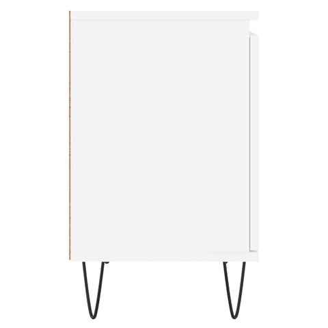 vidaXL Bedside Cabinets 2 pcs White 40x30x50 cm Engineered Wood