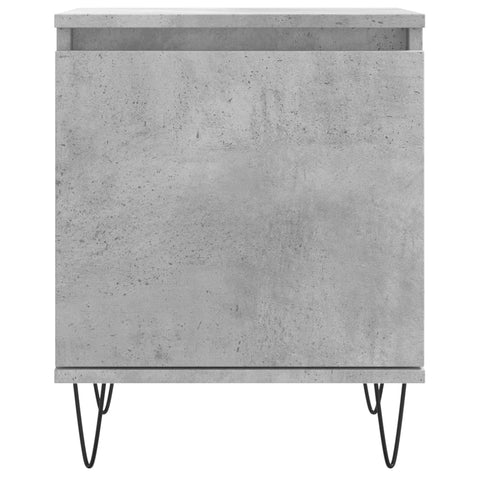 vidaXL Bedside Cabinets 2 pcs Concrete Grey 40x30x50 cm Engineered Wood