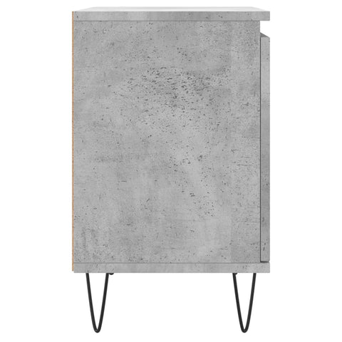 vidaXL Bedside Cabinets 2 pcs Concrete Grey 40x30x50 cm Engineered Wood