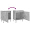 vidaXL Bedside Cabinets 2 pcs Concrete Grey 40x30x50 cm Engineered Wood
