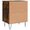vidaXL Bedside Cabinet Smoked Oak 40x30x50 cm Engineered Wood