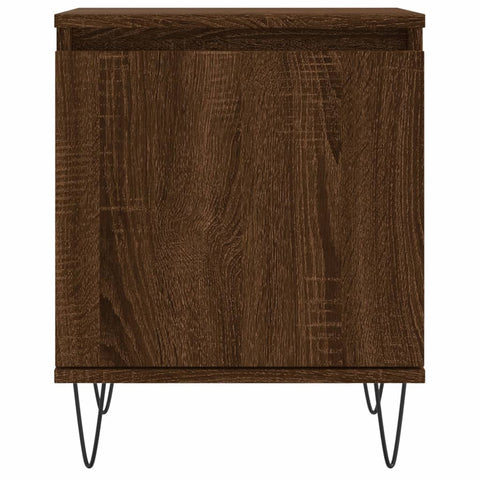 vidaXL Bedside Cabinet Brown Oak 40x30x50 cm Engineered Wood
