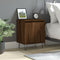 vidaXL Bedside Cabinet Brown Oak 40x30x50 cm Engineered Wood