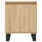 vidaXL Bedside Cabinets 2 pcs Sonoma Oak 40x30x50 cm Engineered Wood