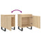 vidaXL Bedside Cabinets 2 pcs Sonoma Oak 40x30x50 cm Engineered Wood