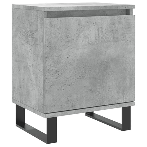 vidaXL Bedside Cabinet Concrete Grey 40x30x50 cm Engineered Wood