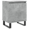 vidaXL Bedside Cabinet Concrete Grey 40x30x50 cm Engineered Wood