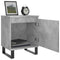 vidaXL Bedside Cabinet Concrete Grey 40x30x50 cm Engineered Wood