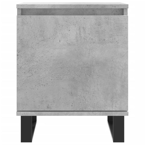 vidaXL Bedside Cabinet Concrete Grey 40x30x50 cm Engineered Wood