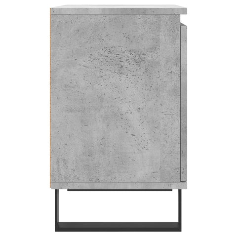 vidaXL Bedside Cabinet Concrete Grey 40x30x50 cm Engineered Wood