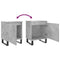 vidaXL Bedside Cabinet Concrete Grey 40x30x50 cm Engineered Wood