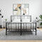 vidaXL Bedside Cabinets 2 pcs Concrete Grey 40x30x50 cm Engineered Wood