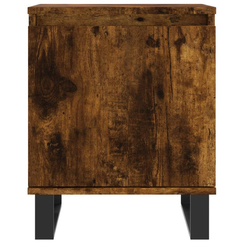 vidaXL Bedside Cabinets 2 pcs Smoked Oak 40x30x50 cm Engineered Wood