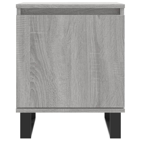 vidaXL Bedside Cabinet Grey Sonoma 40x30x50 cm Engineered Wood
