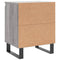 vidaXL Bedside Cabinets 2 pcs Grey Sonoma 40x30x50 cm Engineered Wood
