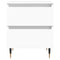 vidaXL Bedside Cabinets 2 pcs White 40x35x50 cm Engineered Wood