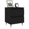 vidaXL Bedside Cabinets 2 pcs Black 40x35x50 cm Engineered Wood
