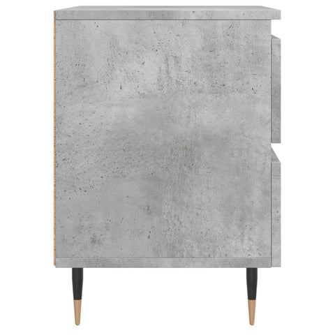 vidaXL Bedside Cabinet Concrete Grey 40x35x50 cm Engineered Wood