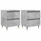 vidaXL Bedside Cabinets 2 pcs Concrete Grey 40x35x50 cm Engineered Wood