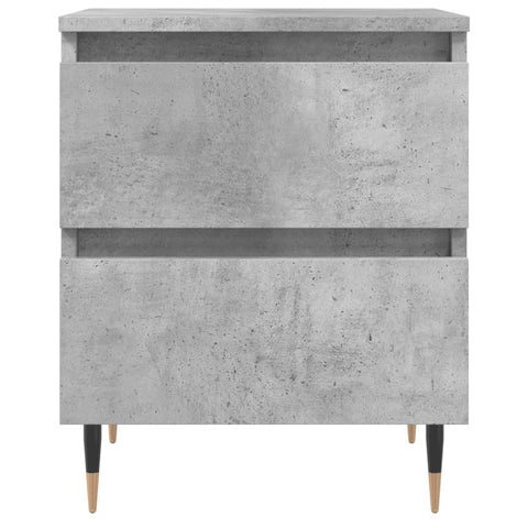 vidaXL Bedside Cabinets 2 pcs Concrete Grey 40x35x50 cm Engineered Wood