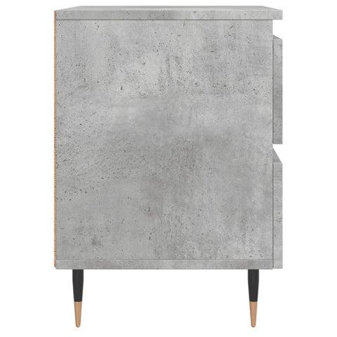vidaXL Bedside Cabinets 2 pcs Concrete Grey 40x35x50 cm Engineered Wood
