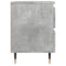 vidaXL Bedside Cabinets 2 pcs Concrete Grey 40x35x50 cm Engineered Wood