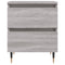 vidaXL Bedside Cabinet Grey Sonoma 40x35x50 cm Engineered Wood