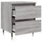 vidaXL Bedside Cabinet Grey Sonoma 40x35x50 cm Engineered Wood