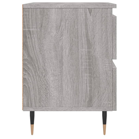 vidaXL Bedside Cabinet Grey Sonoma 40x35x50 cm Engineered Wood