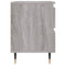vidaXL Bedside Cabinet Grey Sonoma 40x35x50 cm Engineered Wood