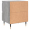 vidaXL Bedside Cabinet Grey Sonoma 40x35x50 cm Engineered Wood
