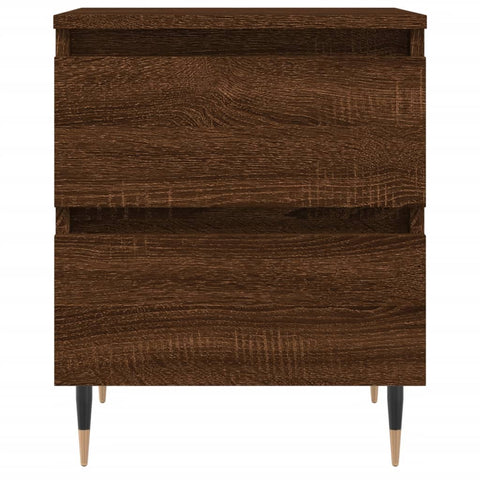 vidaXL Bedside Cabinet Brown Oak 40x35x50 cm Engineered Wood