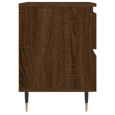 vidaXL Bedside Cabinet Brown Oak 40x35x50 cm Engineered Wood
