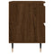 vidaXL Bedside Cabinet Brown Oak 40x35x50 cm Engineered Wood