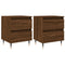 vidaXL Bedside Cabinets 2 pcs Brown Oak 40x35x50 cm Engineered Wood