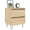 vidaXL Bedside Cabinet Sonoma Oak 40x35x50 cm Engineered Wood
