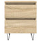 vidaXL Bedside Cabinet Sonoma Oak 40x35x50 cm Engineered Wood
