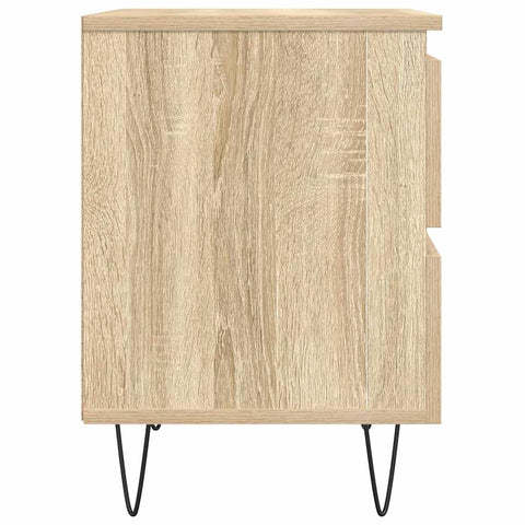 vidaXL Bedside Cabinet Sonoma Oak 40x35x50 cm Engineered Wood