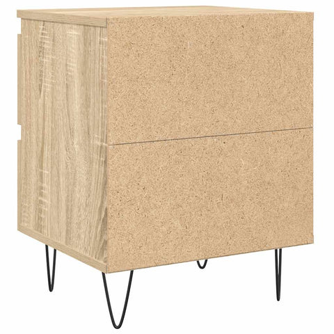 vidaXL Bedside Cabinet Sonoma Oak 40x35x50 cm Engineered Wood