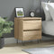 vidaXL Bedside Cabinet Sonoma Oak 40x35x50 cm Engineered Wood