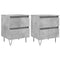 vidaXL Bedside Cabinets 2 pcs Concrete Grey 40x35x50 cm Engineered Wood